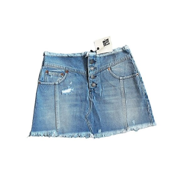 SER.O.YA KEENAN SKIRTS, 4 BOTTONS, , MINI SKIRT, SIZE 24 - Picture 1 of 5